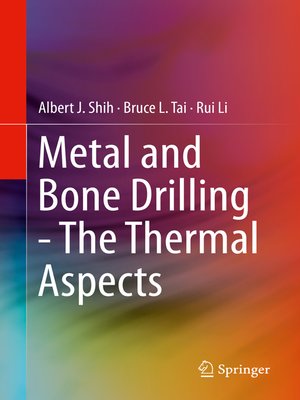 cover image of Metal and Bone Drilling--The Thermal Aspects